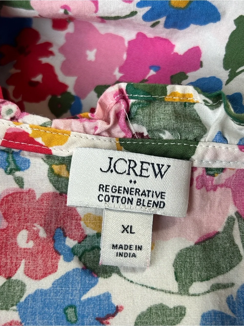 J. Crew bright floral